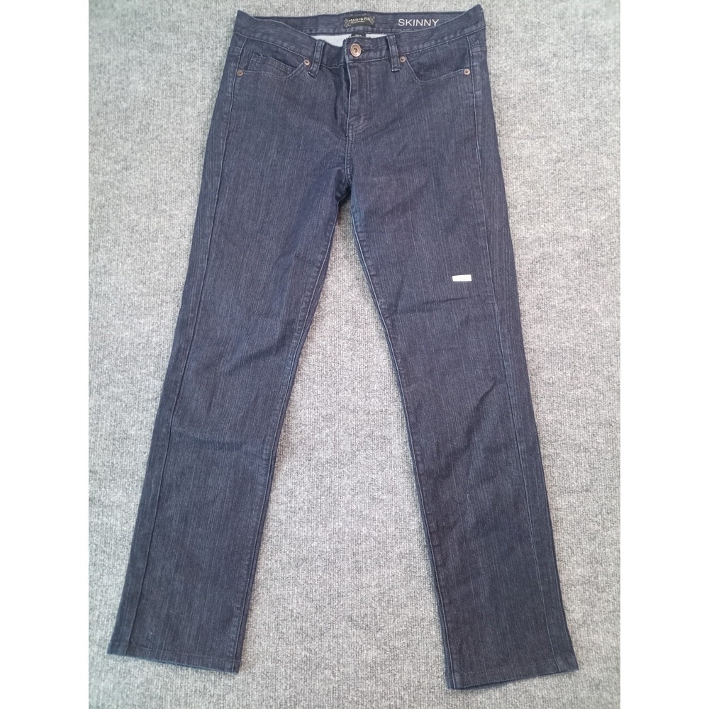 Madison Jeans Womens 33x33 Skinny Dark Wash Stretch Denim Mid Rise Casual